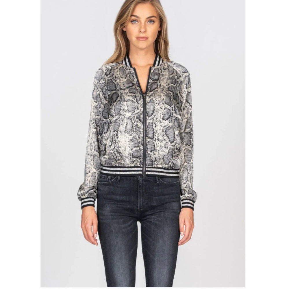 Black Orchid Grey Python Track Suit. Jacket Is La… - image 2
